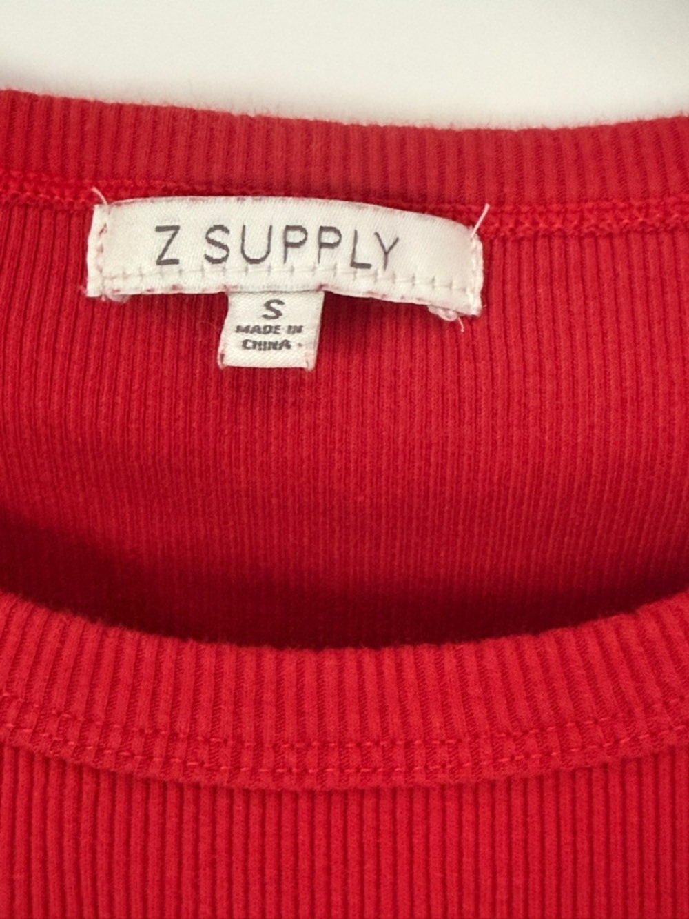 Z Supply Hadley Rib Tank in Cabana - Picture 2 of 4